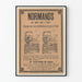 Vintage Normandien juliste Pariisin matkasta - Historiallinen seinäkoriste