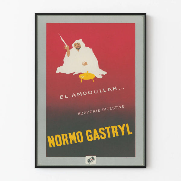 vintage juliste Normo Gastryl Euphorie Digestive