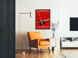 Vintage Juliste Octensanol Hypotenseur Seinän koristelu