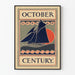 Vintage purjevene juliste October Century