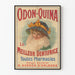 Vintage mainosjuliste Odon-Quina Parhain Hammastahna