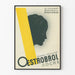 Vintagejuliste OestrobroL – Retroseinänkoriste Art Déco -tyylissä