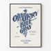 Vintage Juliste Old Glory The Blue and the Gray
