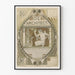 Taiteellinen vintagejuliste De Architect 1911 seinäkoristeluun