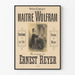 Opéra-Comique juliste Maître Wolfram Musique Ernest Reyer