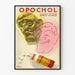 Vintage Opochol -juliste maksasairauksiin ja sappiteihin