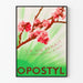 Vintage Juliste Fleurie Elämä Herää Uudelleen Opostylin Kanssa