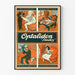 Vintage juliste Optalidon Sandoz - vuosittainen lääketieteellinen mainos