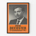 Vintage juliste Oscar Decoster 3. ehdokas CVP