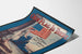 Vintage Juliste Our Flag Is There amerikkalaisella lipulla