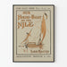 Vintage juliste Our House-Boat on the Nile - Merellinen seinäkoristelu