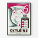 Vintage juliste Oxyléine antiseptinen seinäkoriste