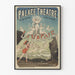 Vintage juliste Palace-Theatre La Vague 15 Rue Blanche