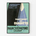 Vintage juliste haiman diabeteksen hoidosta Pancreatine Laleuf