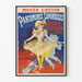 Vintage juliste pantomiimeista valaiseva Musée Grévin optinen teatteri