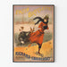 Vintage juliste Patin-Bicyclette Richard-Choubersky seinäkoristukseen