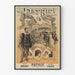 Vintage juliste Grand Opéra Patrie de Sardou, Gallet et Paladilhe