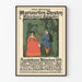 Vintage-näytelmäpukujen Paul Brann - Munchen 1908 juliste
