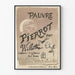 Vintagejuliste Pauvre Pierrot Willette:lta