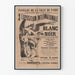Vintage juliste Pariisin kansainvälisestä mustavalkonäyttelystä 1888