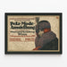 Vintagejuliste Pelz-Mode näyttely 1912 seinäkoriste — kehystetty taideteos seinällä