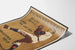 Vintage juliste baseball-ottelusta Pennsylvania vastaan Georgetown