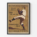 Vintage juliste baseball-ottelusta Pennsylvania vastaan Georgetown