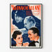 Vintage Juliste Kvinnofällan - Elokuvateollisuuden seinäkoristelu klassinen