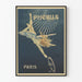 Vintage Juliste Phébus Paris à l'Ange Ailé