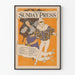 Vintage Philadelphia Sunnuntai Lehti 1896 - Retroseinän koristelu Juliste