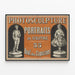 Vintage Juliste Photosculpture Muotokuvat veistoksena 35 Boulevard des Capucines — kehystetty taideteos seinällä