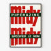 Vintage juliste Midy Pipérazine - Määritä nimi