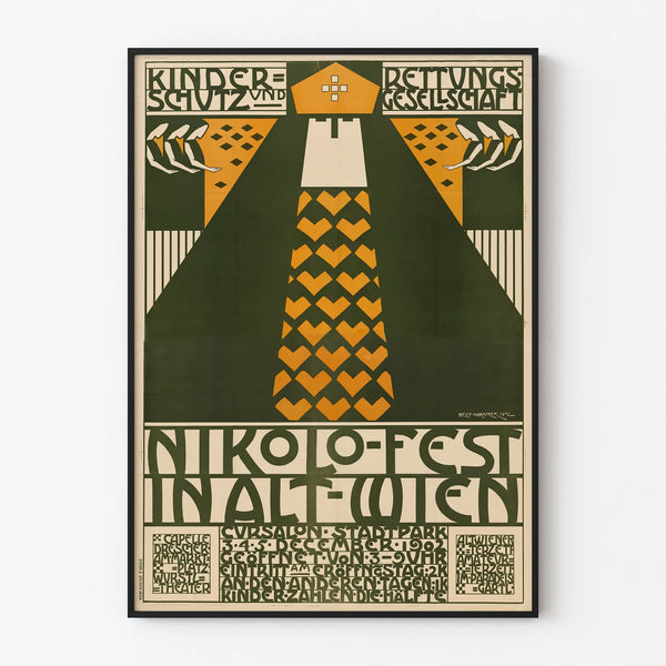 Vintage Nikolaus Fest 1902 - Historiallinen seinäkoristejuliste