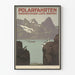 Vintage juliste Polarfahrten Norddeutscher Lloyd Bremen - Meriaiheinen seinäkoristelu