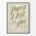 Vintage Polly I Love But You - Julisteen seinäkoristelu retro