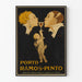Vintage Porto Ramos-Pinto juliste Cupidonilla ja tyylikkäillä muotokuvilla