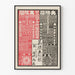 Perinteinen japanilainen kalenteri juliste Tanaka Shoten -kokoelma kimono