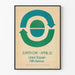 Vintage Earth Day 22. huhtikuuta Union Square -juliste