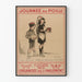 Vintage juliste Poilu-päivästä 1915 - historiallinen seinäkoriste