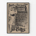 Vintage juliste Belge Souper Moules Frites seinäkoriste retro