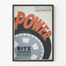 Vintage juliste 'Power' teollisen teatterin seinäkoristeeksi