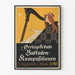 Vintage juliste Prix des Ballades taiteellinen koostumus