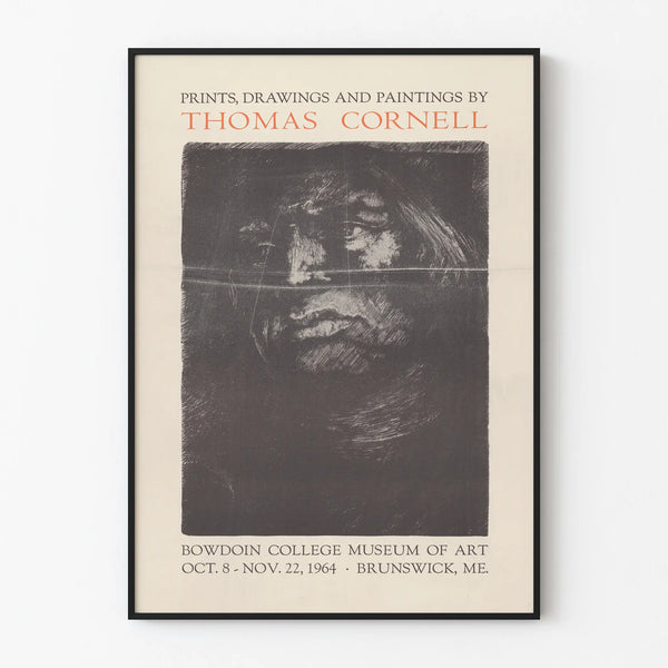 Taidejuliste Thomas Cornell - Näyttely 1964 Bowdoin College Art Museumissa