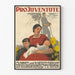 Vintagejuliste Pro Juventute 1922 - Sveitsin kokoelma äitien ja lasten suojeluun