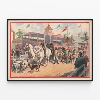 procession-of-horses-sheep-and-cows-on-a-race-track