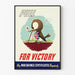 Vanhakantinen Pull for Victory - Brittiläinen propagandajuliste