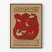Vintage Juliste Khmerien juhla 1927 - Retroseinustakoru