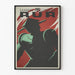 Teatterijuliste R.U.R. - Vintage-robotteihin perustuva seinäkoristelu