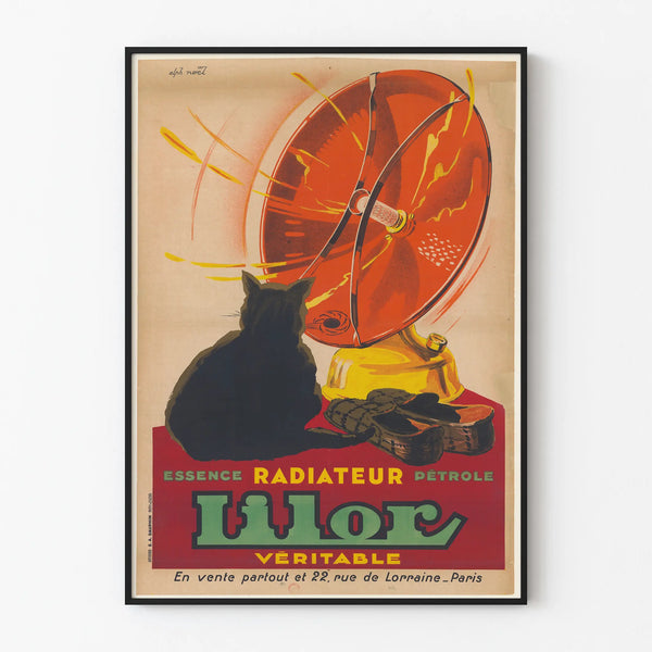 Vintage juliste Lilor bensiinilämmitin