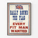 Koristejuliste vintage-sotilaallinen Britannian lippu